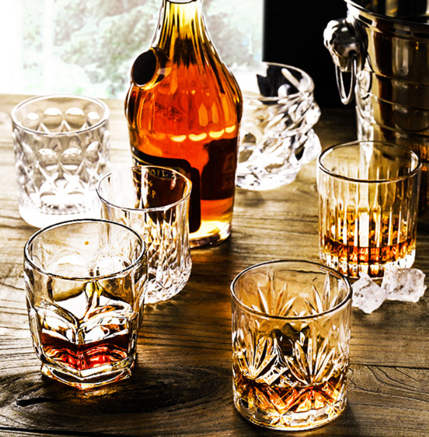 Bộ Ly Uống Nước, Rượu Whisky Phong Cách Lá Phong Châu Âu 6 Sets DECOR LUXURY - Hàng Nhập Khẩu