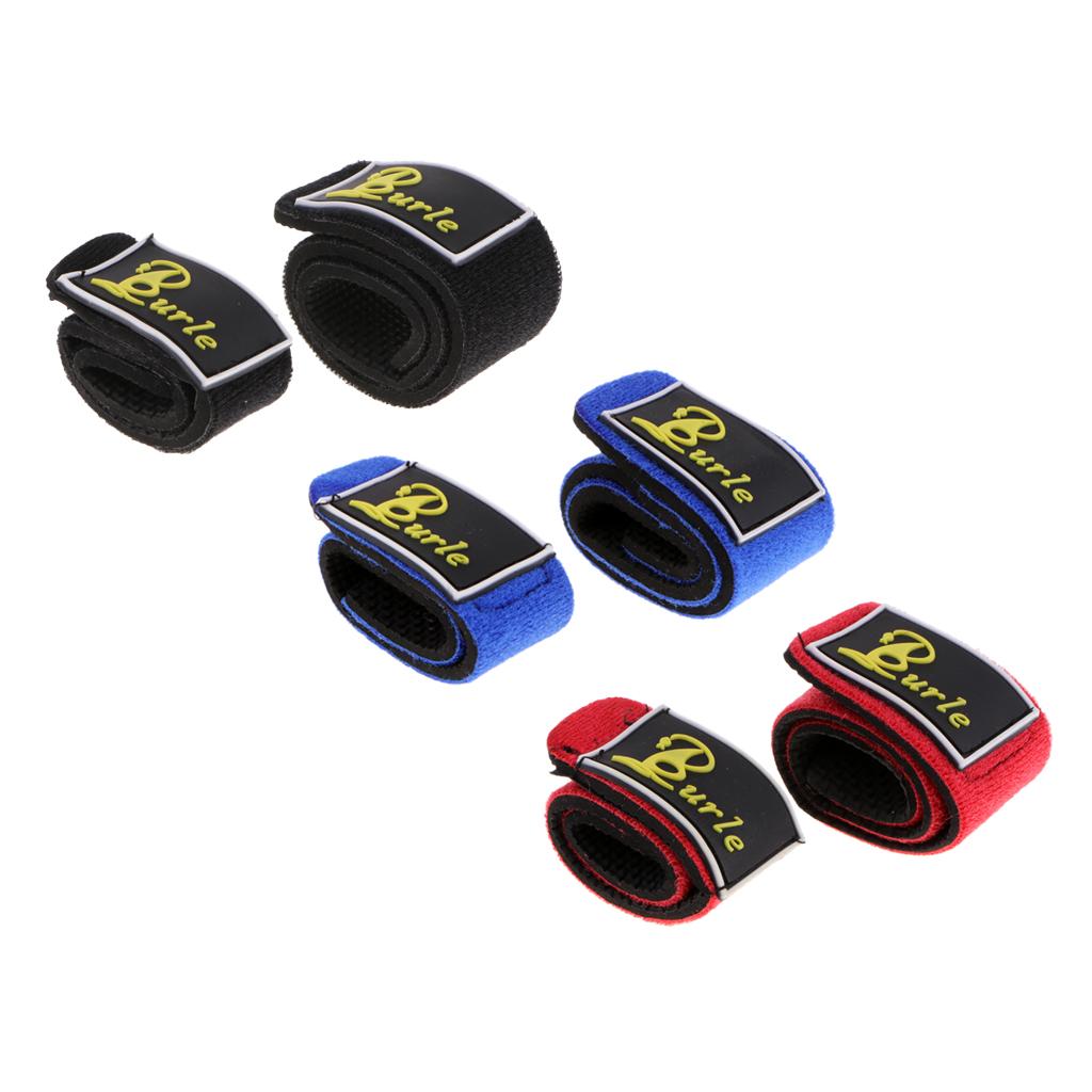 High Elastic Fishing Rod Tie Strap Safety Belt Wrap Band Fastener Black