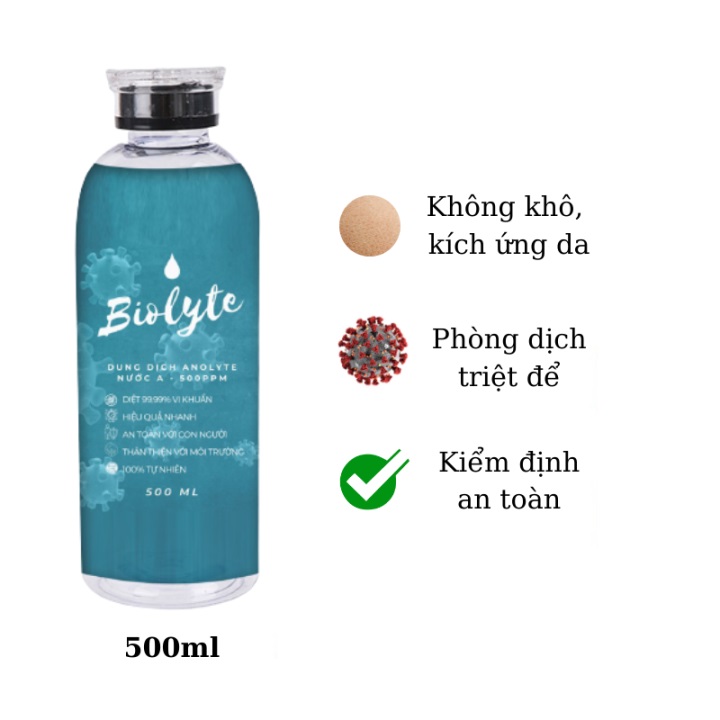 Dung dịch khử khuẩn , xịt khuẩn , diệt khuẩn khử trùng bề mặt không gian có thể dùng cho máy phun khử khuẩn nano không dây cao cấp