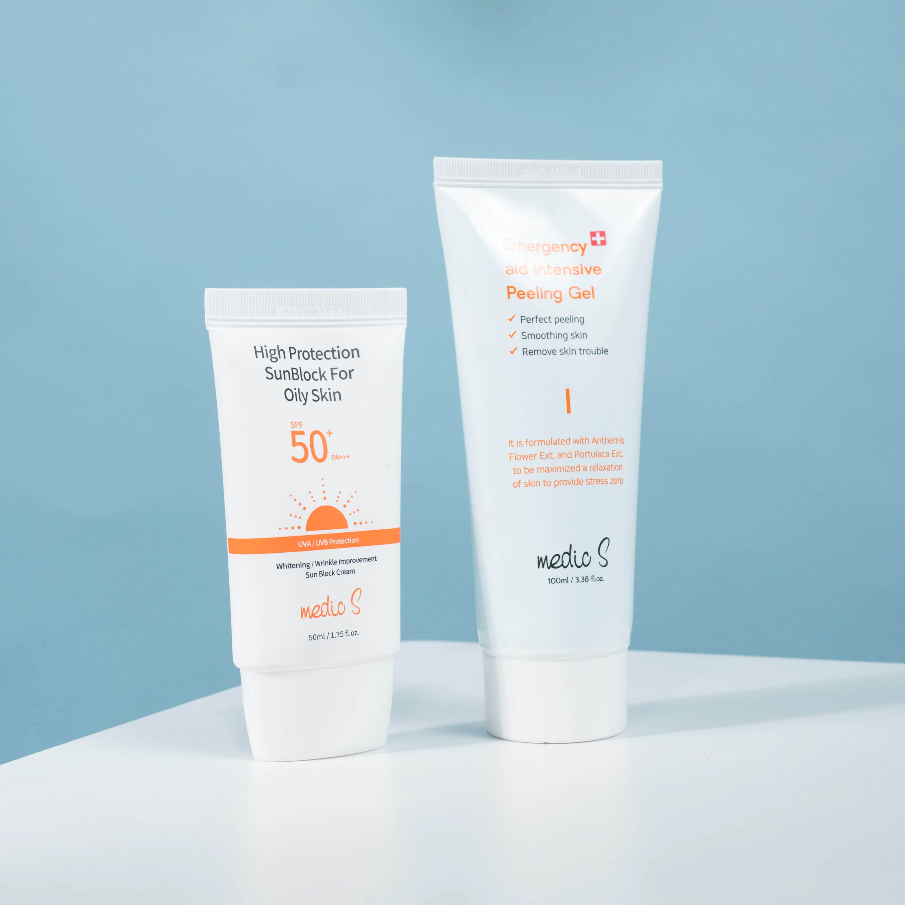 Kem chống nắng, kiềm dầu, dưỡng ẩm, thay thế lớp kem nền, nâng tone da MedicS 50ml