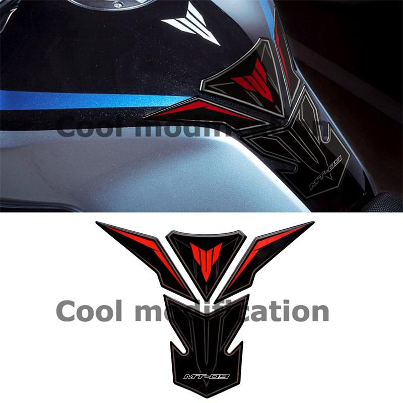 Miếng Dán Trang Trí Bình Nhiên Liệu 3D Dành Cho Xe Yamaha MT-09 MT09 13-15