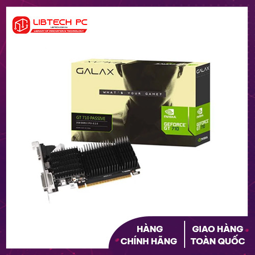 Card màn hình Galax Geforce GT710 1GB Heatsink DDR3 71GGF4DC00WG Hàng Chính Hãng