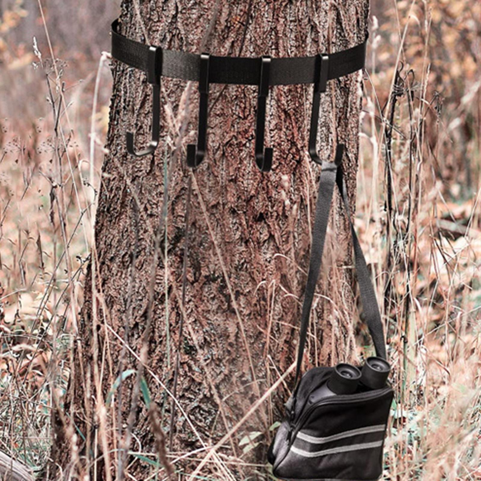 Tree Stand Strap Hangers Stainless Steel Hooks for Hunting Gears Binoculars