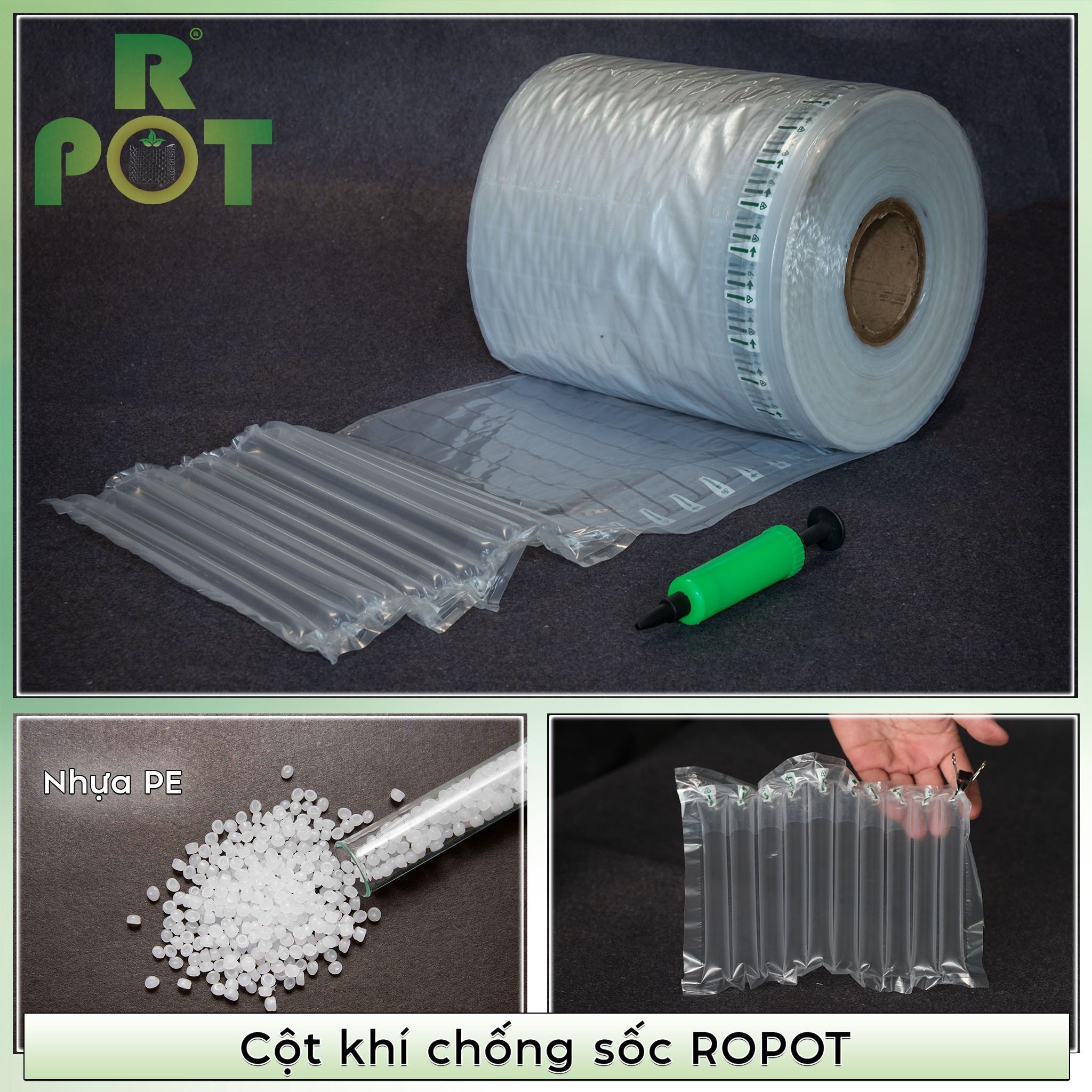 Cột Khí Chống Sốc Cao 40 Cm x 50M