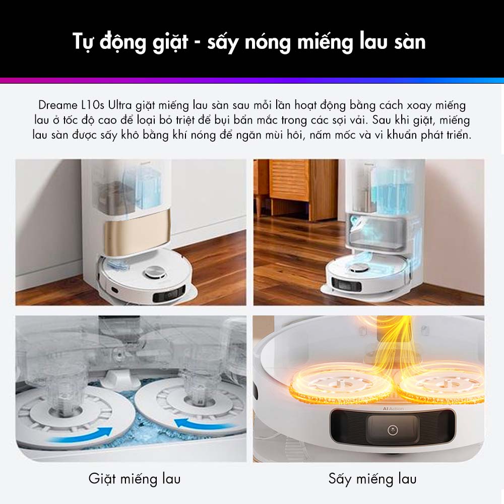 Bộ bơm xả nước tự động - Phụ kiện dành riêng cho Dreame L10s Ultra SE - Hàng chính hãng