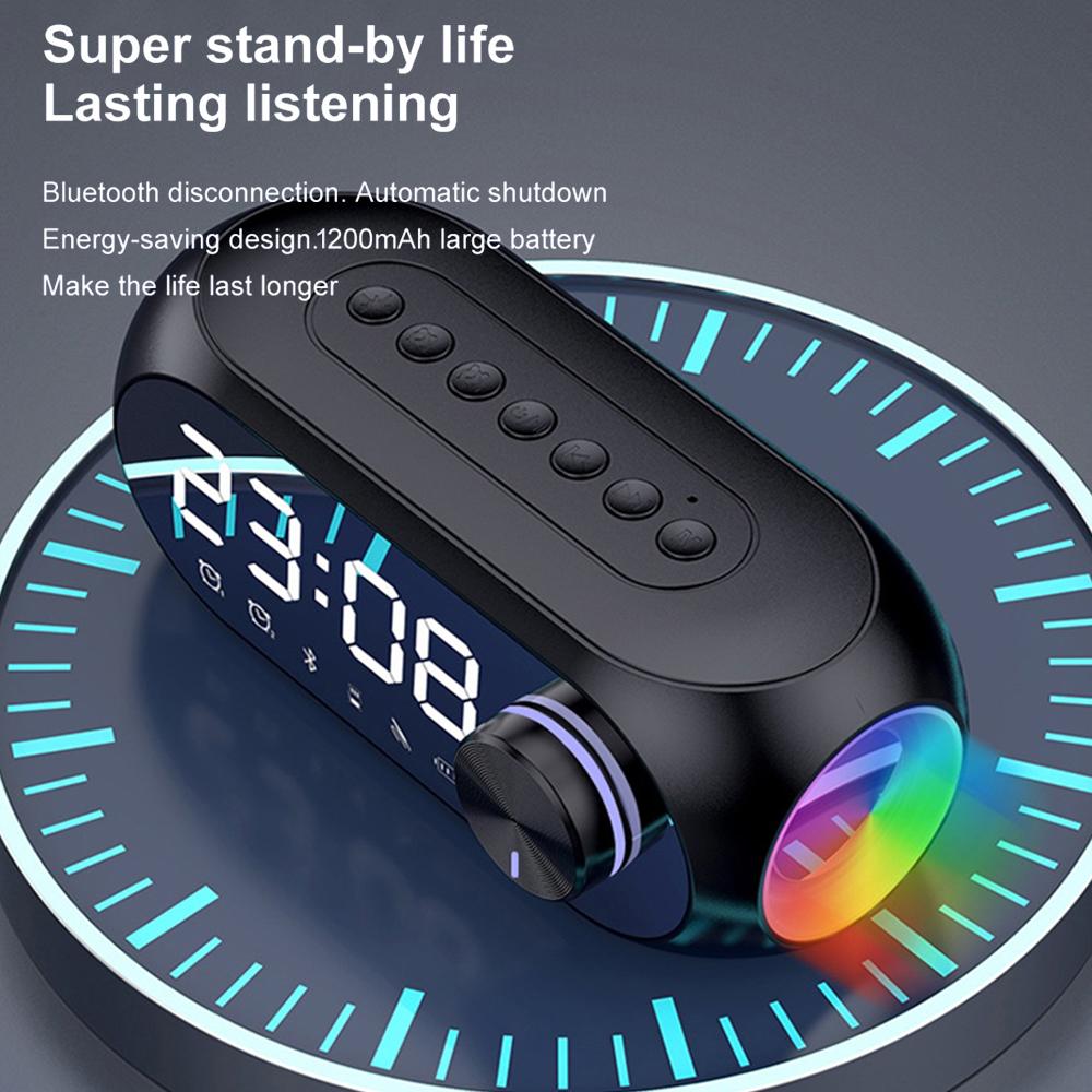 S8 Wireless Bluetooth Loa HD HD LED hiển thị đa chức năng âm thanh âm thanh âm thanh âm thanh âm thanh âm thanh FM Radio TF Card phát lại âm nhạc Aux. Color: Blue