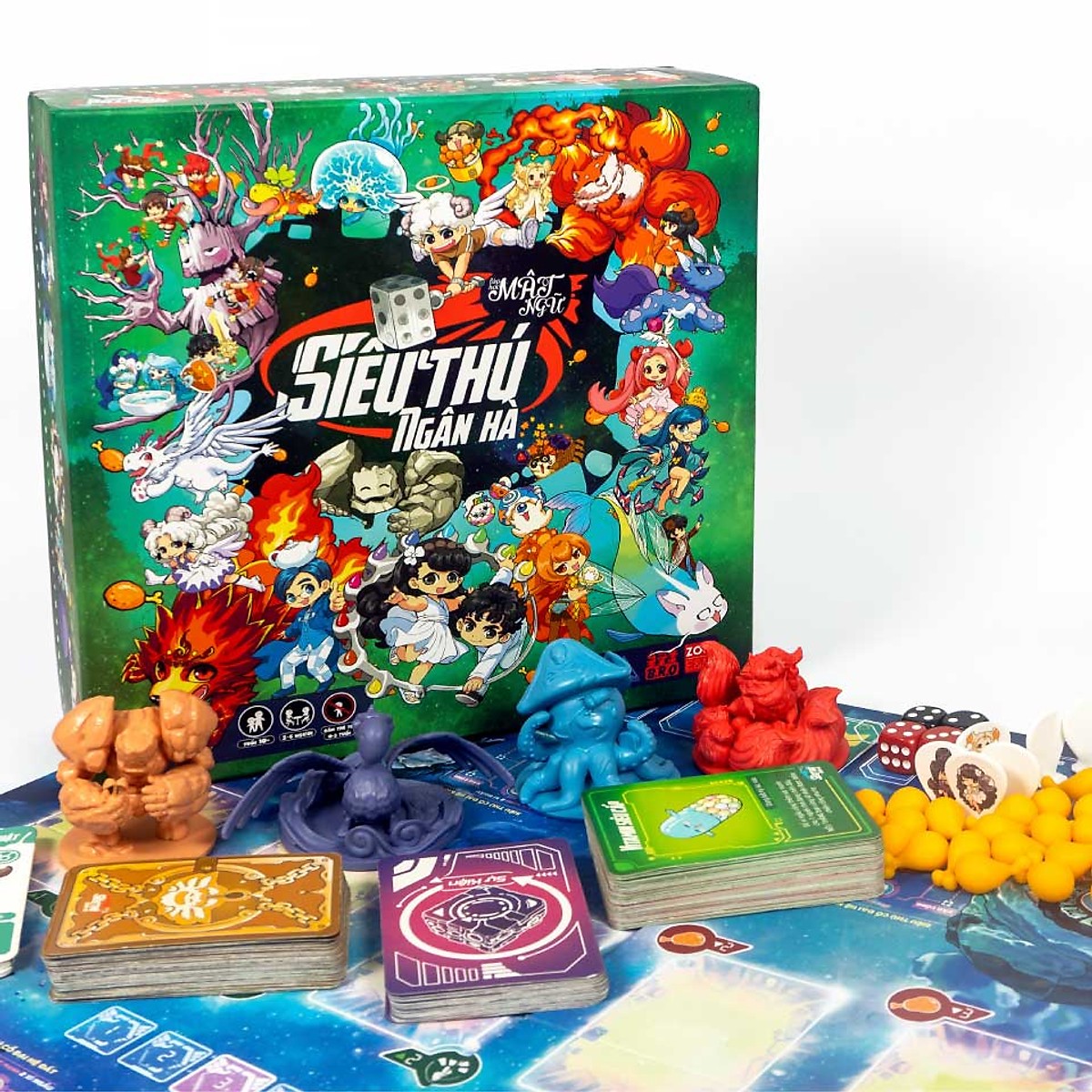 Combo Board Game Lớp Học Mật Ngữ Siêu Hot - Siêu Thú Ngân Hà và Cuộc Đua Sao Chổi