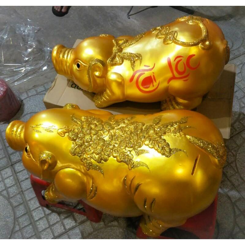 Lợn đất, lợn đất tiết kiệm, lợn đất khổng lồ, lợn đất tài lộc, heo đất khổng lồ dài 60cm