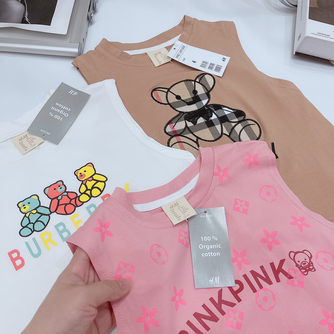 SET 3 VÁY COTTON SÁT NÁCH THOÁNG MÁT CHO BÉ GÁI FORM SUÔNG THOẢI MÁI