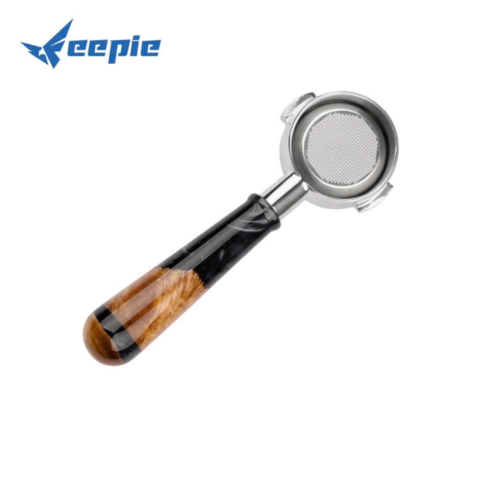 Tay cầm espresso không đáy kết hợp của gỗ và nhựa cây tư nhiên FEEPIE
