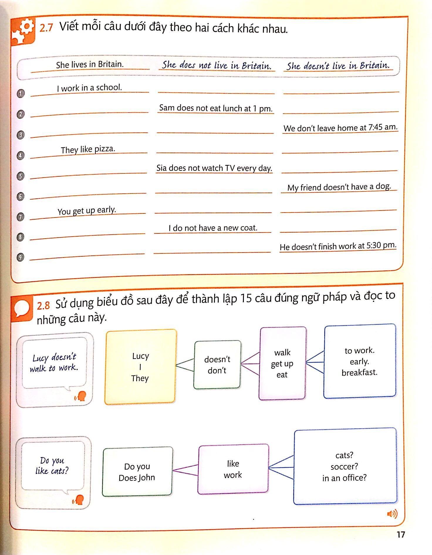 Sách Tiếng Anh Cho Mọi Người - English For Everyone Level 2 Beginner Practice Book (Kèm CD)
