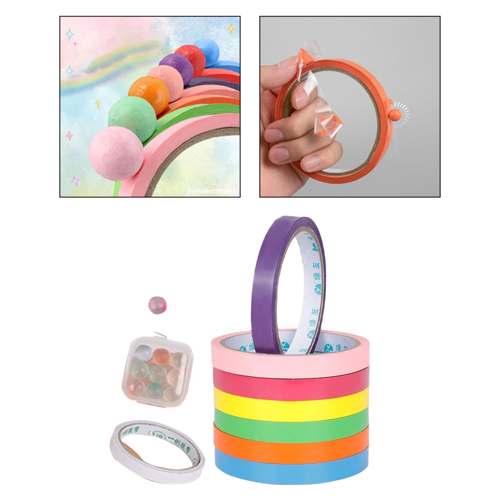 Sticky Ball Tapes Candy Color Tape Game Sticky Toys Rainbow for Party Adult