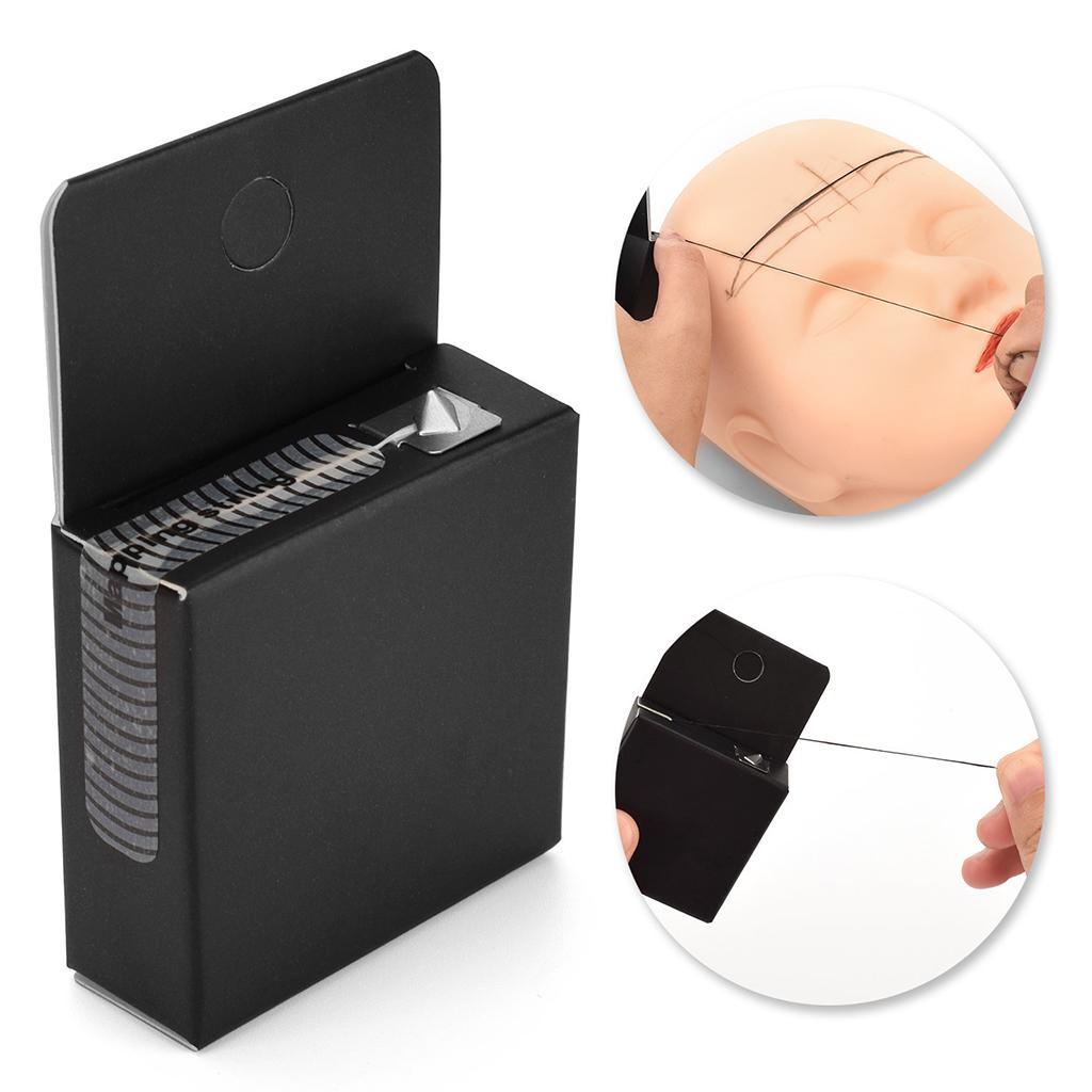 10M Pre-Inked Mapping Thread Mark Line with Ink Eyebrow Mapping Measure Tool Positioning Line for Perfection