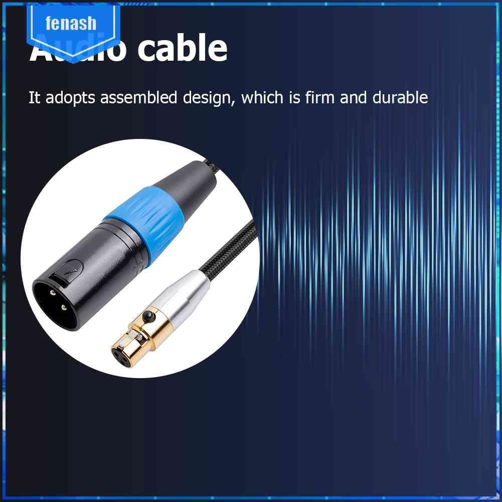 Cáp ChuyểN ĐổI Âm Thanh 3Pin MINI XLR Sang 3Pin XLR Cho MáY ẢNh Canon