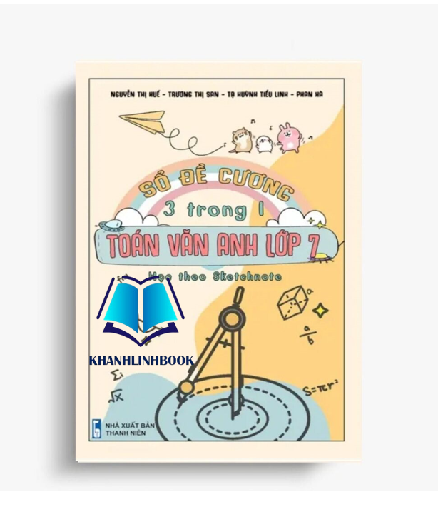 Sách - sổ đề cương 3 trong 1 toán văn anh lớp 7