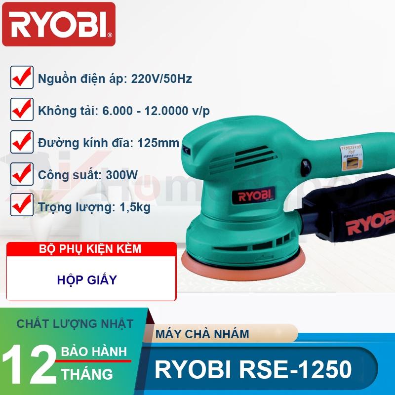 Máy chà nhám tròn 300W Ryobi Kyocera RSE-1250