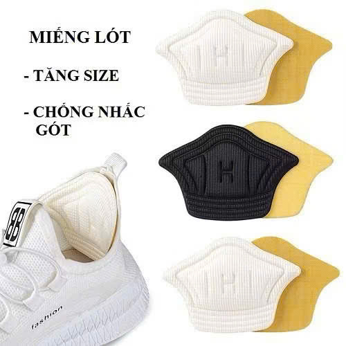 Lót Gót Giày Mềm Mại, Miếng Dán Gót Giày Chống Đau Chân, Đệm Gót Chân Chống Rộng - HÀNG CHÍNH HÃNG MINIIN