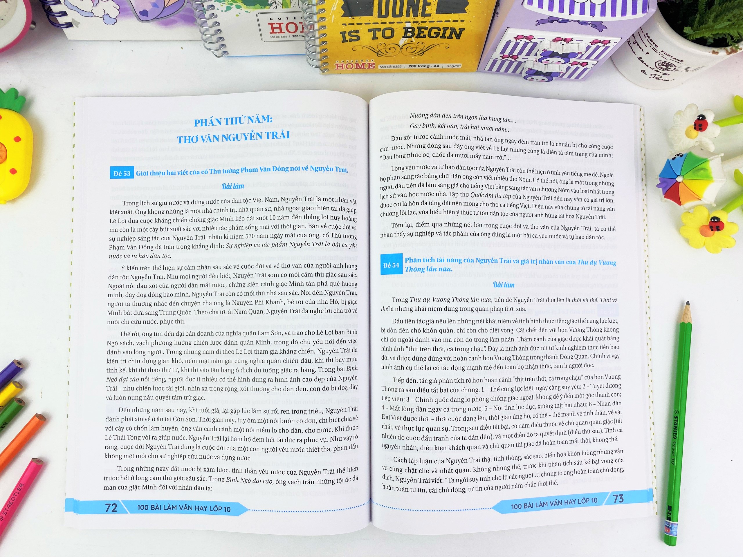 Sách - 100 Bài Làm Văn Hay Lớp 10 - ndbooks