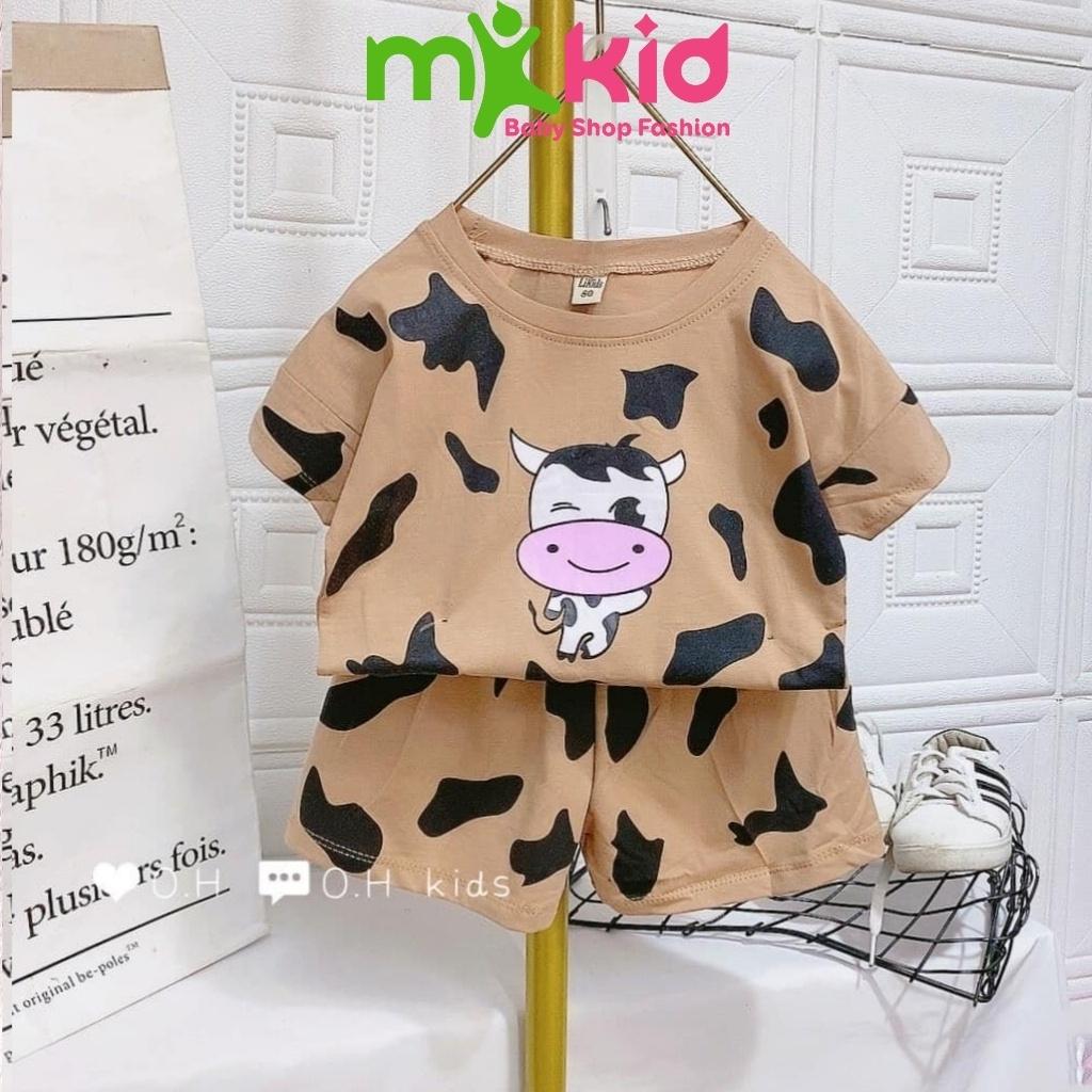 Bộ Cộc Tay Cho Bé Bộ Minky Mom Cộc Tay Chất Cotton 100% siêu mềm mịn thoáng mát
