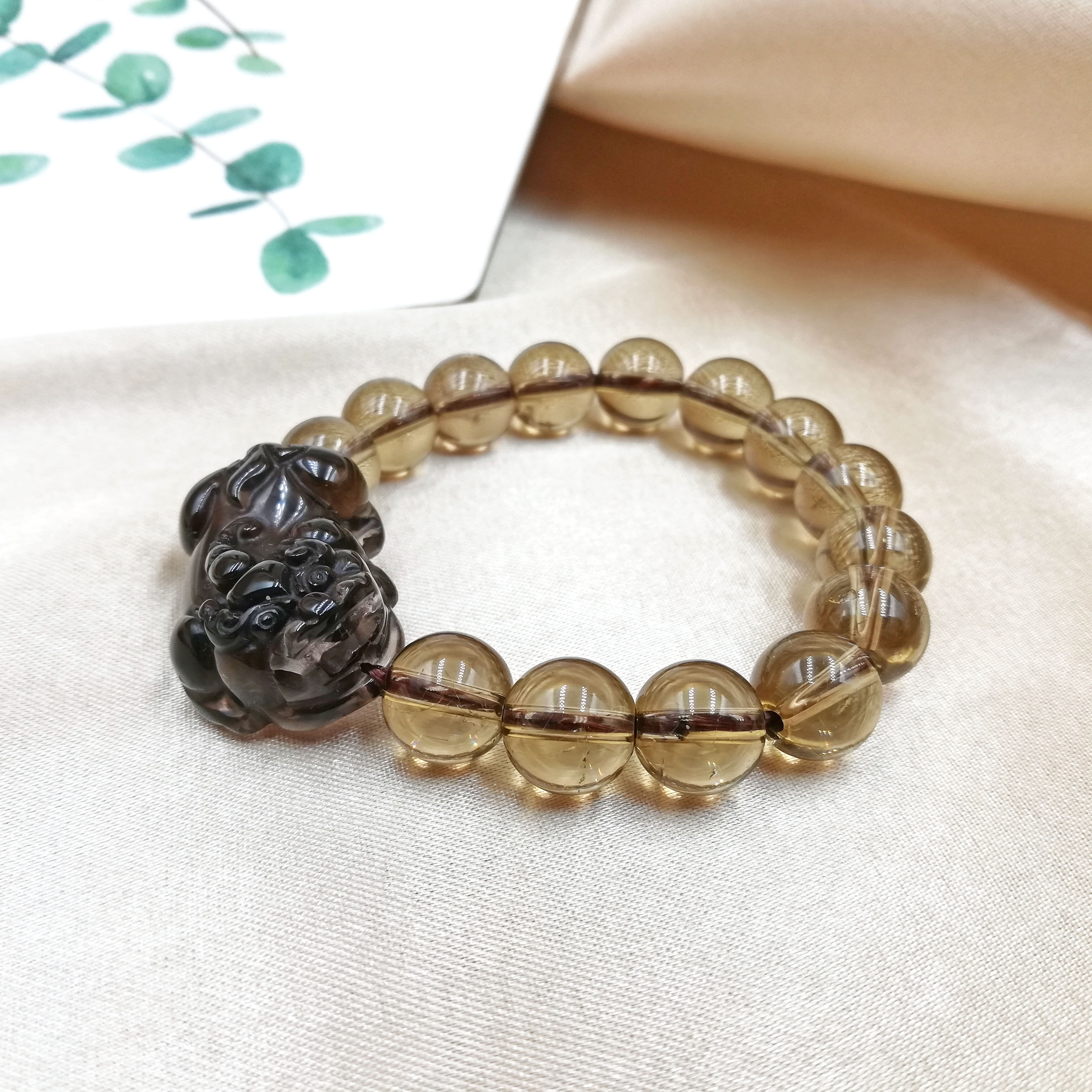 VÒNG TAY TỲ HƯU THACHANH KHÓI 10MM