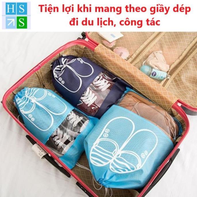 Túi đựng giày dép (40x30cm) đựng giầy đựng guốc chống nước chống bụi đựng đồ đi du lịch công tác - HS Shop Thủ Đức