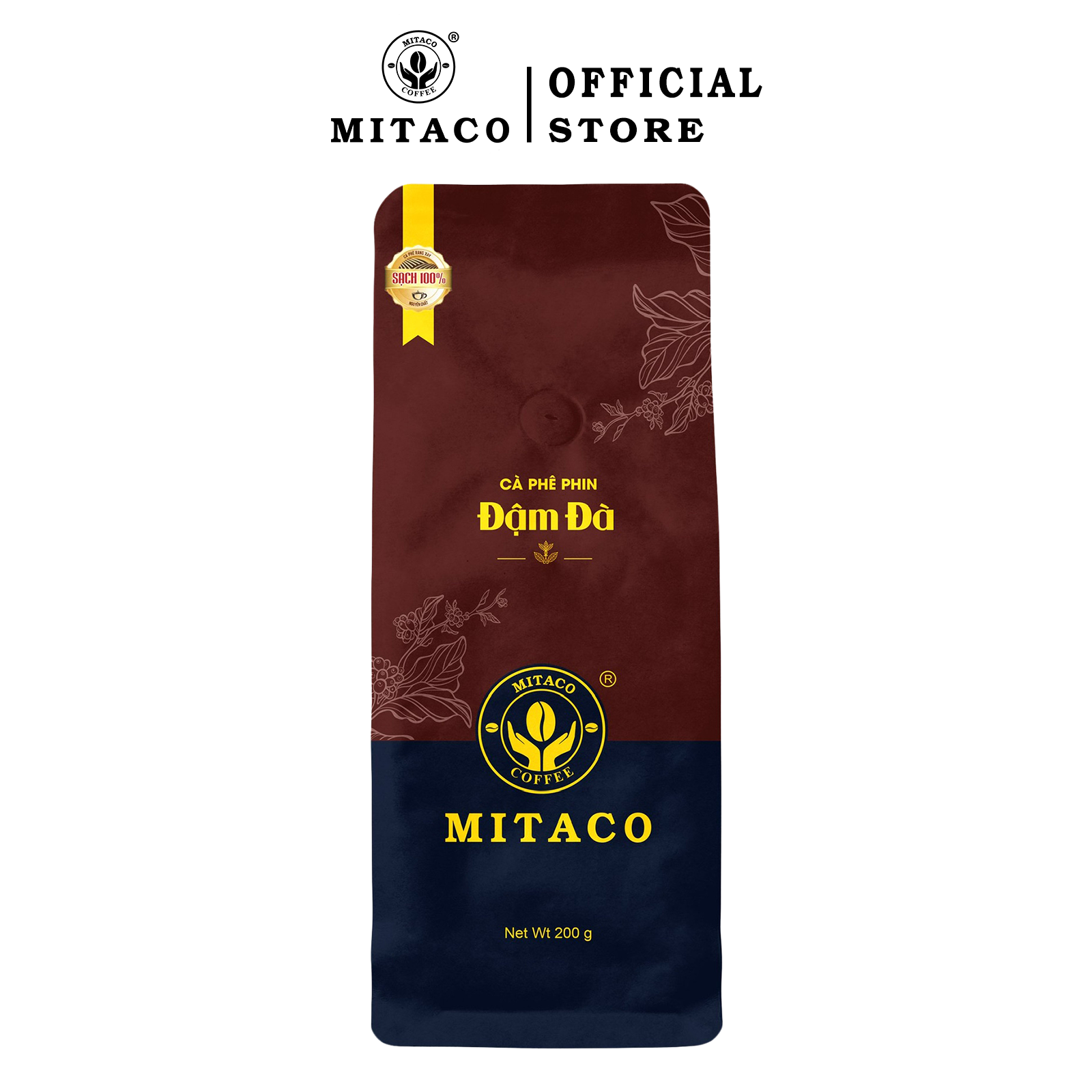 Cà Phê Phin Đậm Đà MITACO COFFEE (Gói 200g)