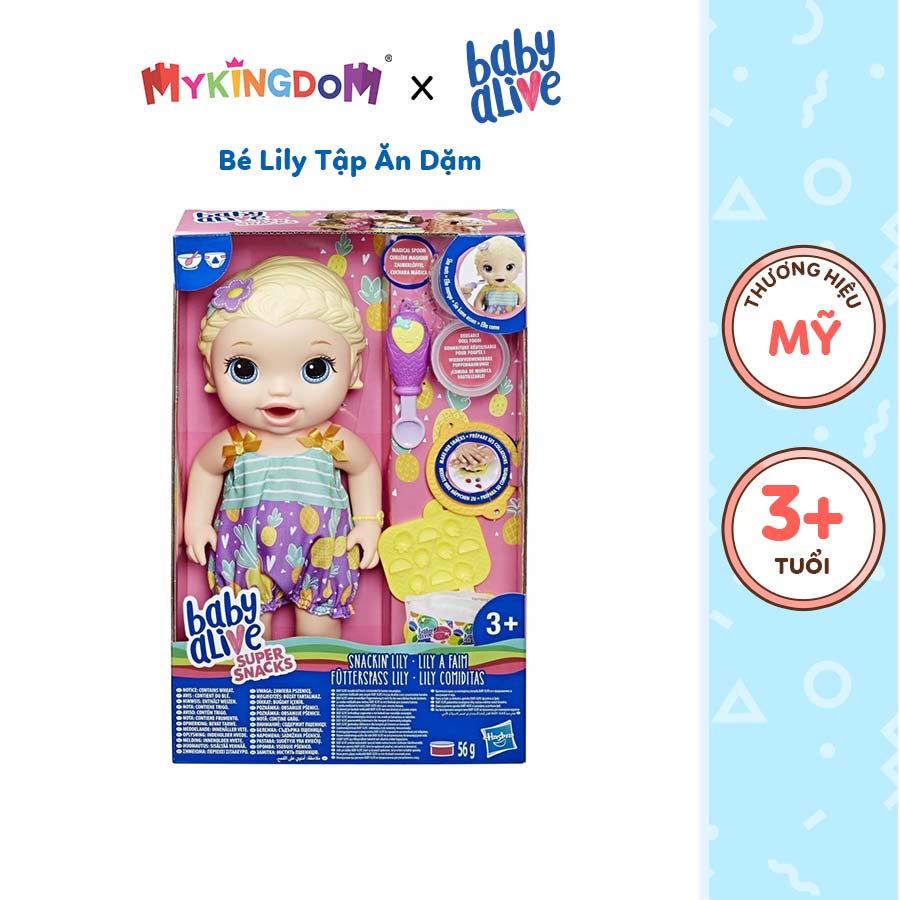 Bé Lily Tập Ăn Dặm Baby Alive E5841