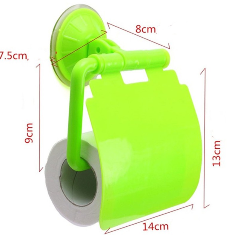 Bộ 2 Móc Hít Chân Không Treo Giấy Vệ Sinh Cuộn Có Lõi