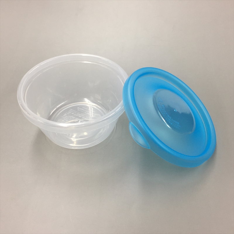 Bộ 2 set 3 hộp đựng thực phẩm nắp tròn nắp xanh K293-3 250ml Nội địa Nhật Bản