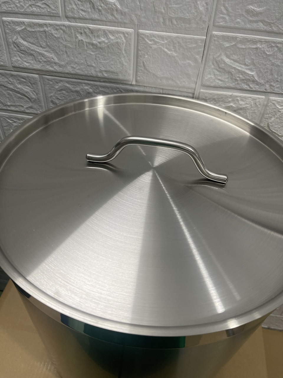 Nồi Inox 2 Quai Cao Cấp 3 Đáy _ Dung Tích: 34Lít _