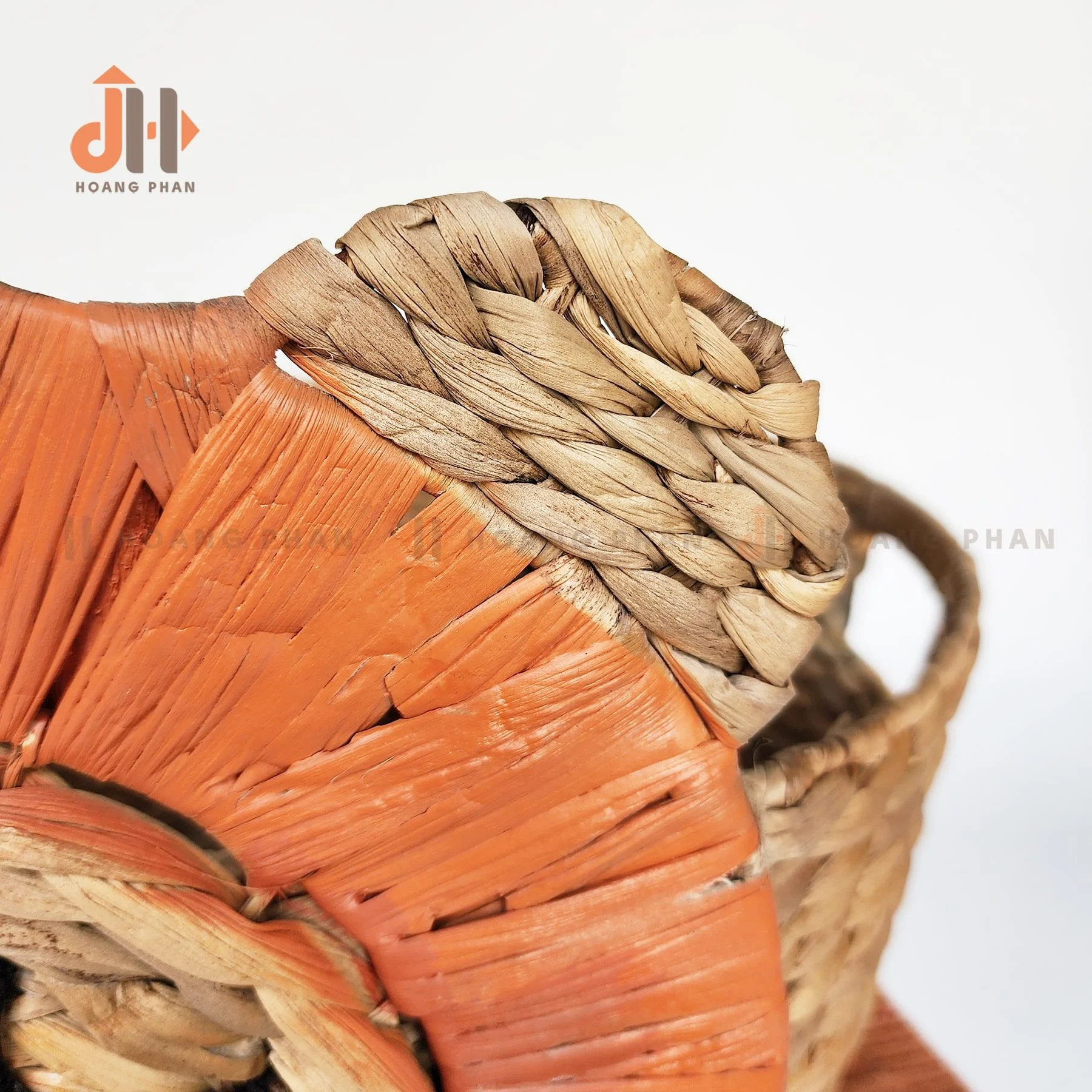[Nhà Việt] Giỏ Lục Bình Đan Trang Trí Hình Chú Sư Tử