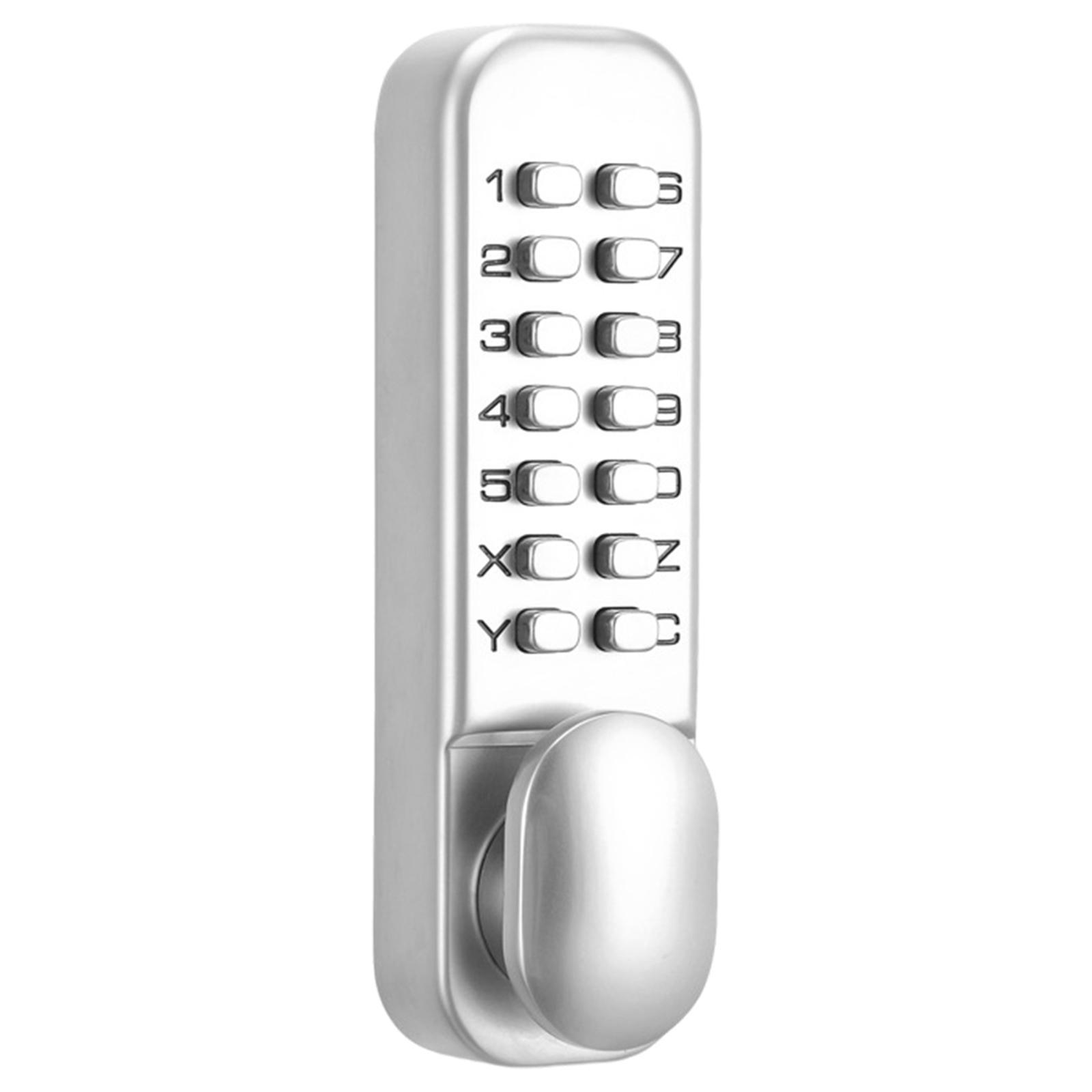 Keypad Door Lock, Entry Door Lock Mechanical Lock, Combination Knob Lock for
