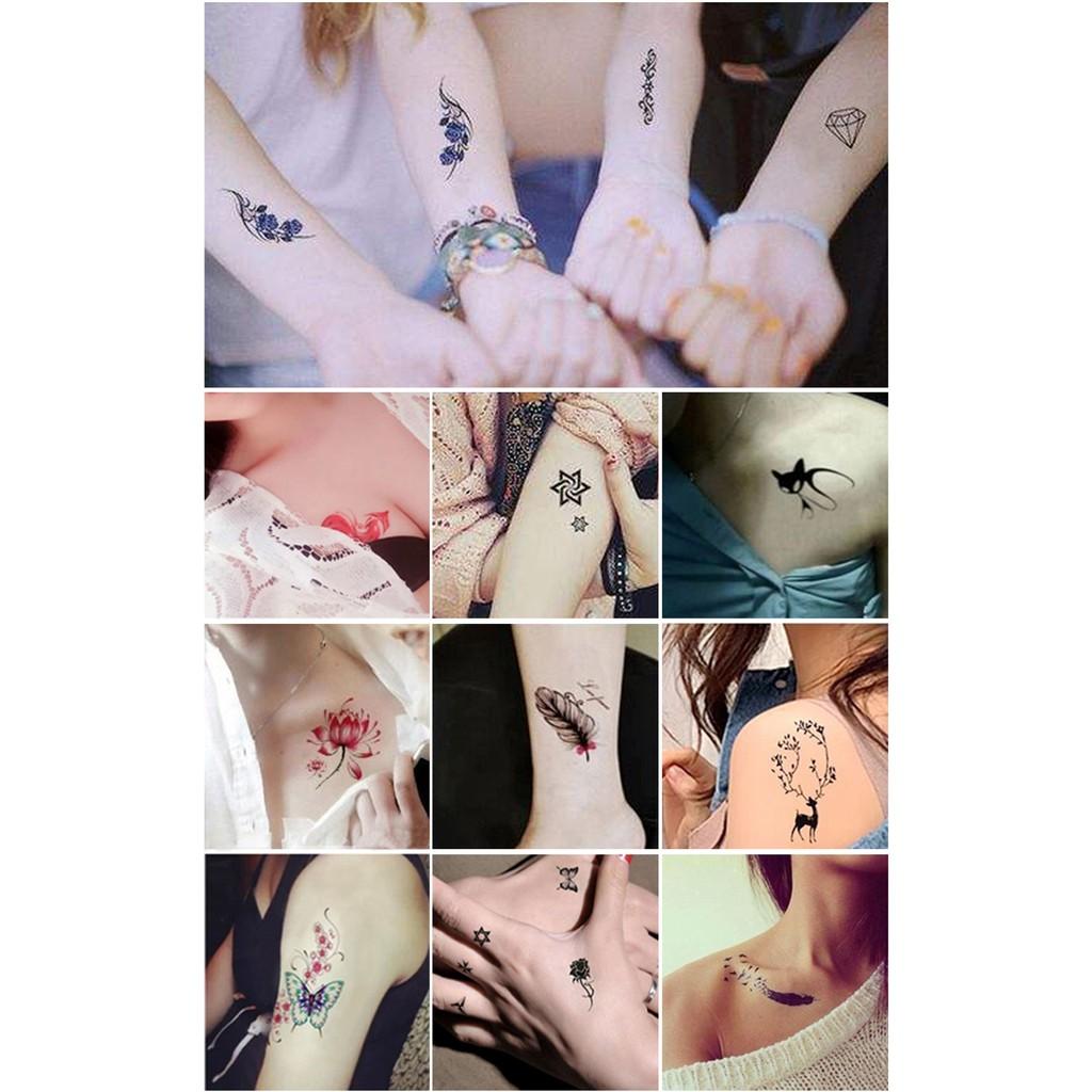 Miếng Dán Hình Xăm Nước Dán Tatoo Tạm Thời