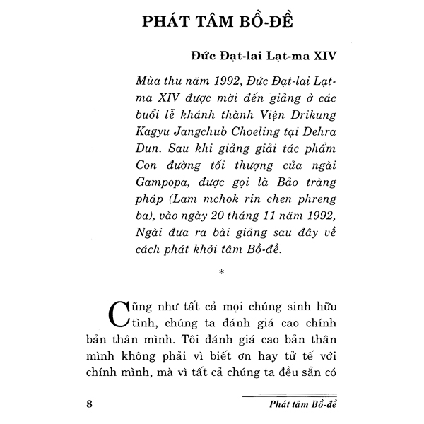 Phát Tâm Bồ - Đề