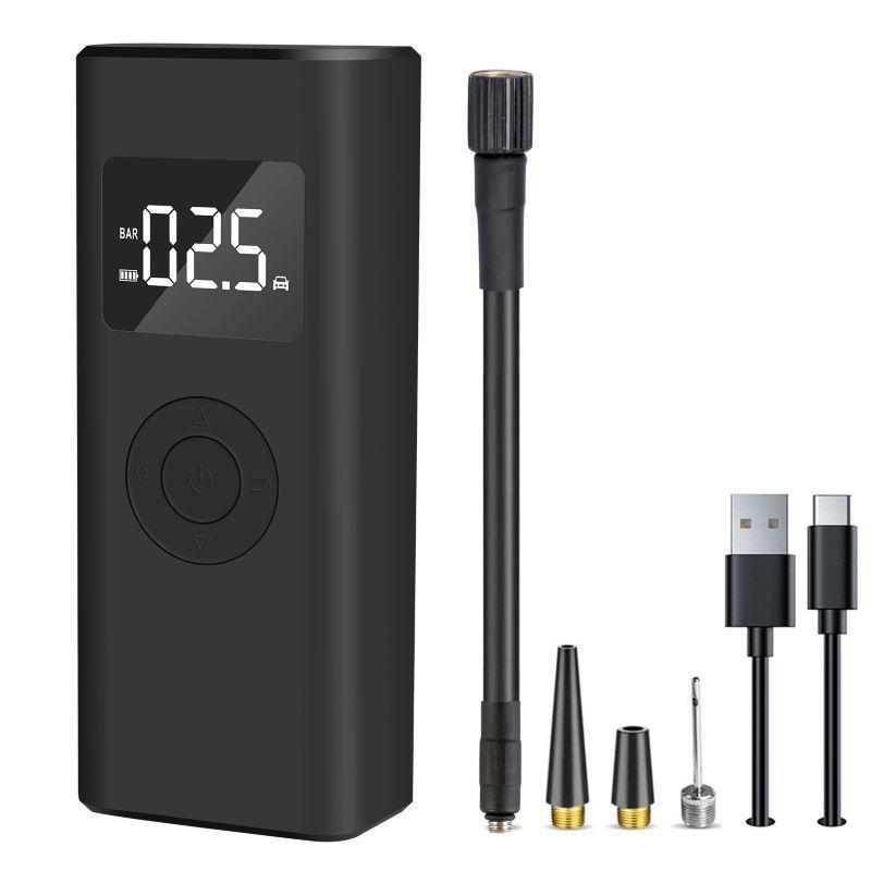 Vận Chuyển Nhanh 2500 MAh Điện Không Dây Máy Bơm Không Khí Di Động Ô Tô Xe Đạp Lốp Xe Điện Plus Bơm Hơi Máy Bơm Không Khí