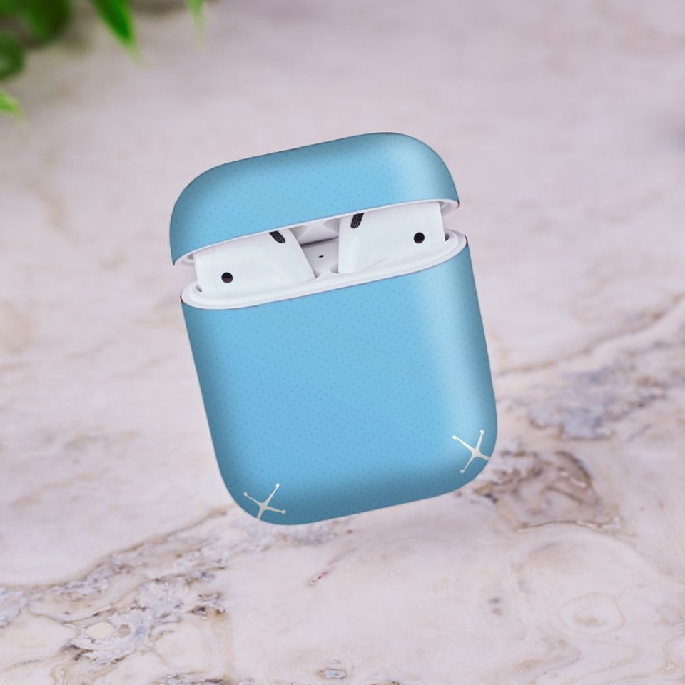 Miếng dán skin chống bẩn cho tai nghe AirPods in hình thiết kế - atk298 (bản không dây 1 và 2)