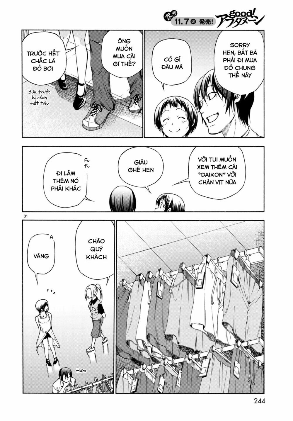 cô gái thích lặn - grand blue chapter 38 30