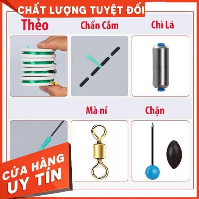 Dây trục câu đài buộc sẵn  đầy đủ các kích thước - Sanami Fishing