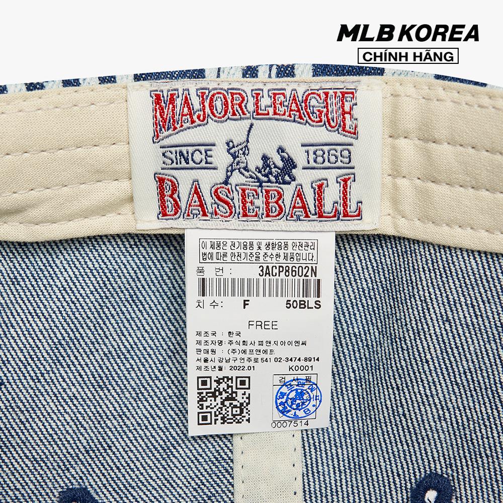 MLB - Nón lưỡi trai Checker Board Denim Ball 3ACP8602N-50BLS-F