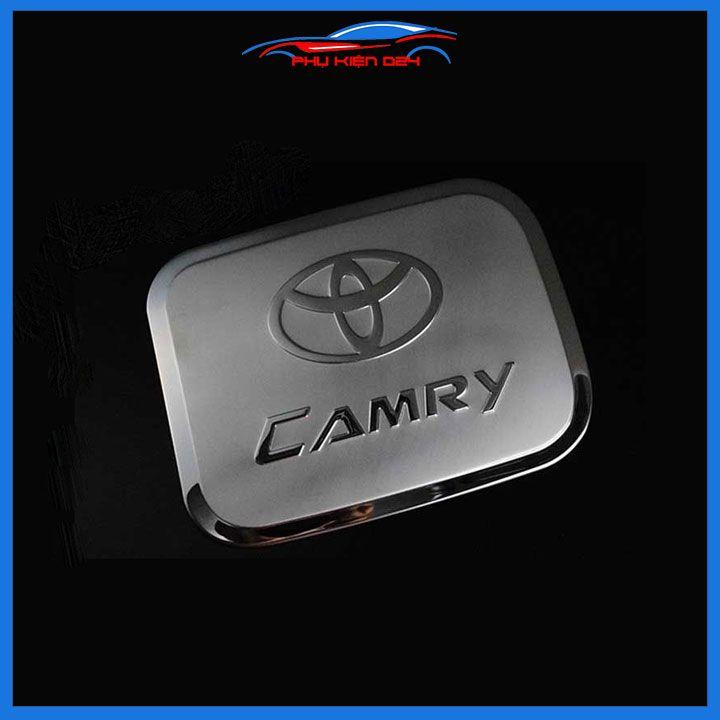 Ốp nắp xăng Camry 2007-2008-2009-2010-2011 mạ crom bảo vệ chống trầy trang trí ô tô