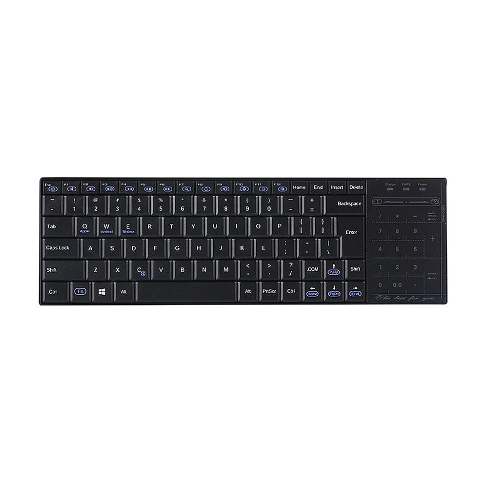Bàn phím BT10 không dây với Touch Pad 2 trong 1 Bàn phím chức năng Mouse & Pad cho Android / IOS / Windows