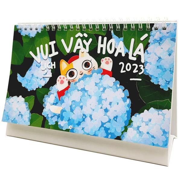 Lịch Bàn 2023 Vui Vầy Hoa Lá - SDstationery 2023-SD-LBA