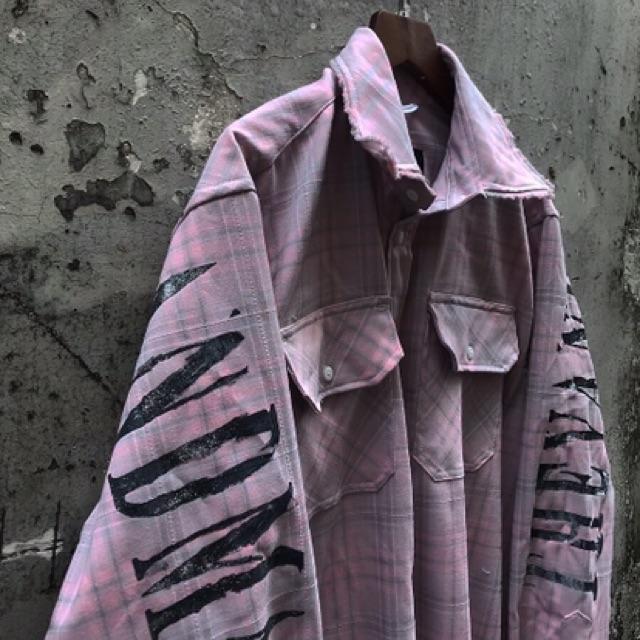 Áo “TVD GR-INK BLING BLING FLANNEL | CROPPED”