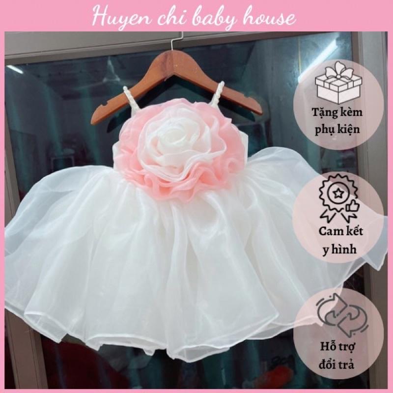 VÁY CÔNG CHÚA HOA HỒNG
