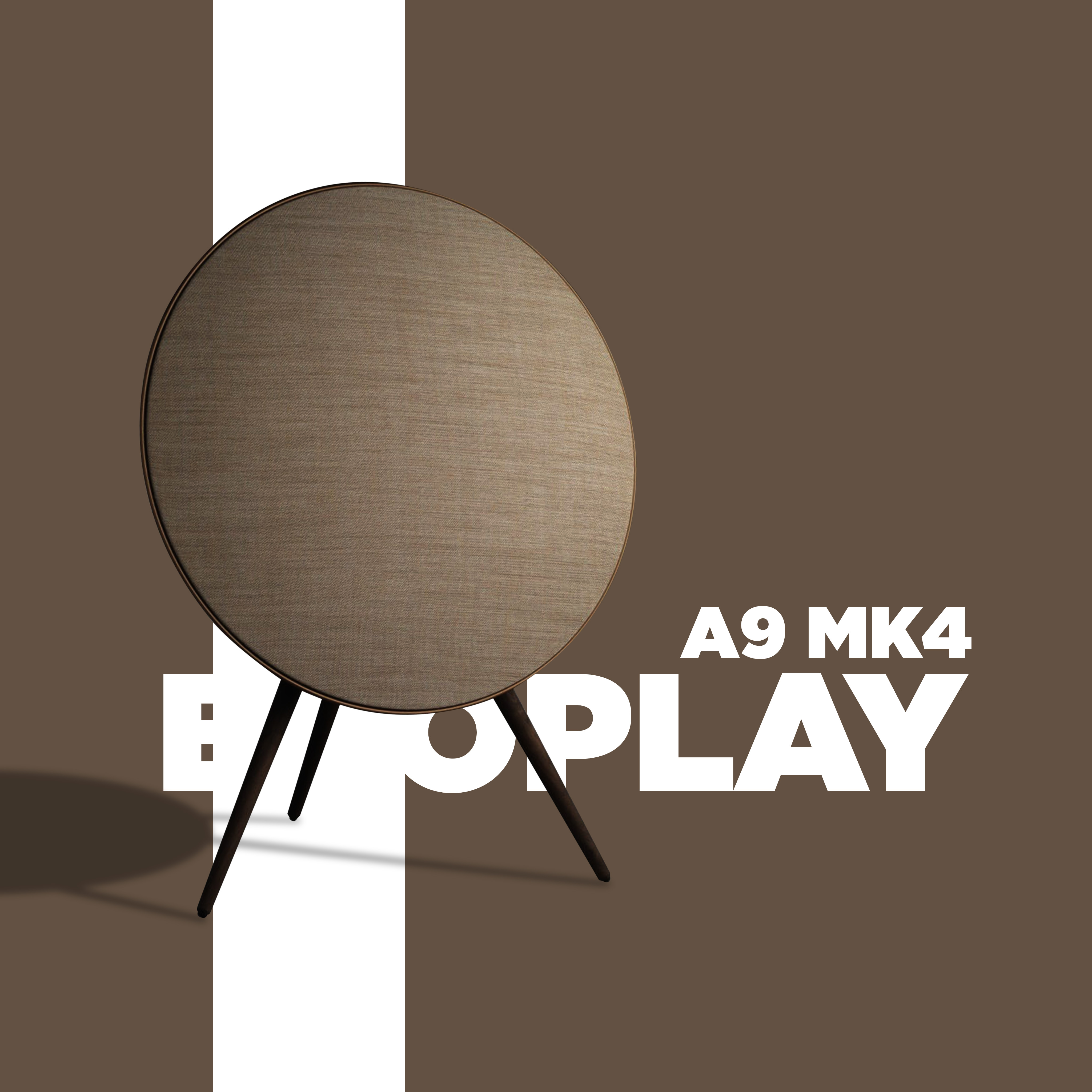 Loa Bluetooth Bang &amp; Olufsen Beoplay A9 MK4 Bronze Tone/ Walnut - Hàng nhập khẩu