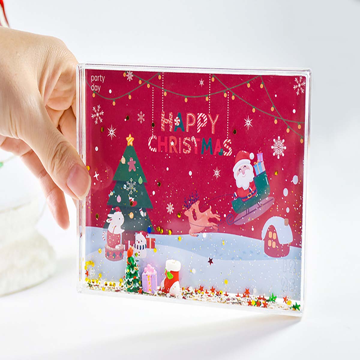 Mô Hình Trang Trí Ông Già Noel Tuần Lộc Người Tuyết Giáng Sinh Tiểu Cảnh Mini Để Bàn Học Làm Việc Pc Ô Tô Phòng Ngủ