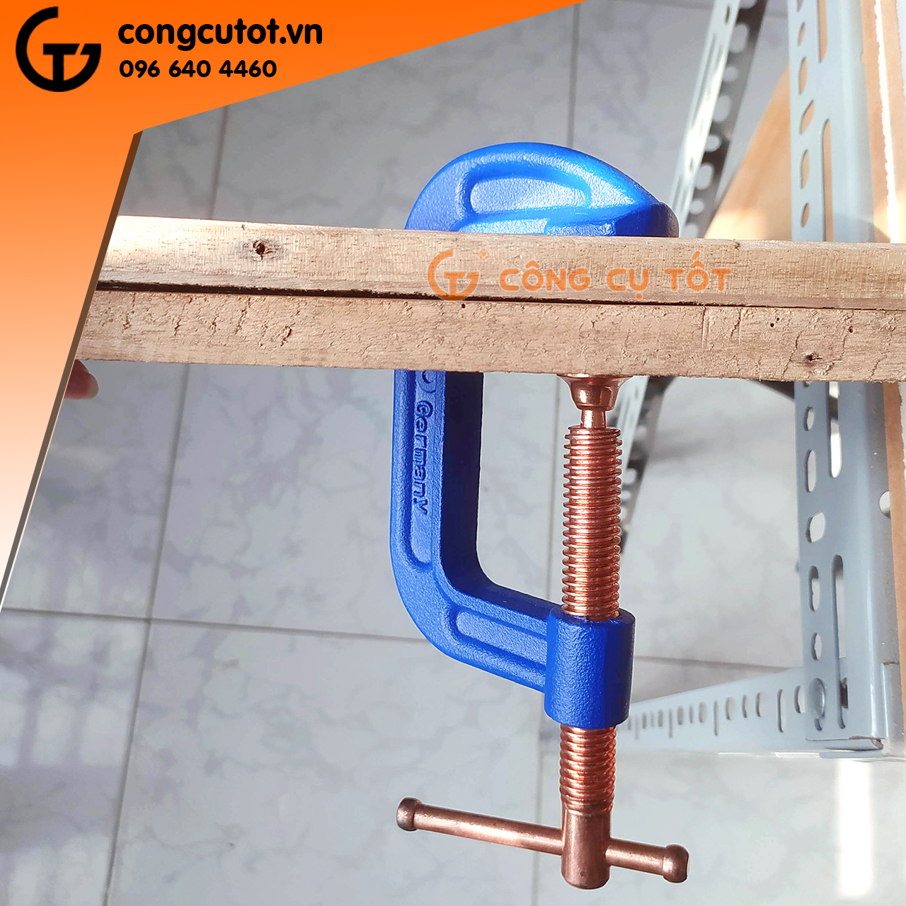 Cảo chữ C bằng sắt rèn dập nóng 4inch 100mm