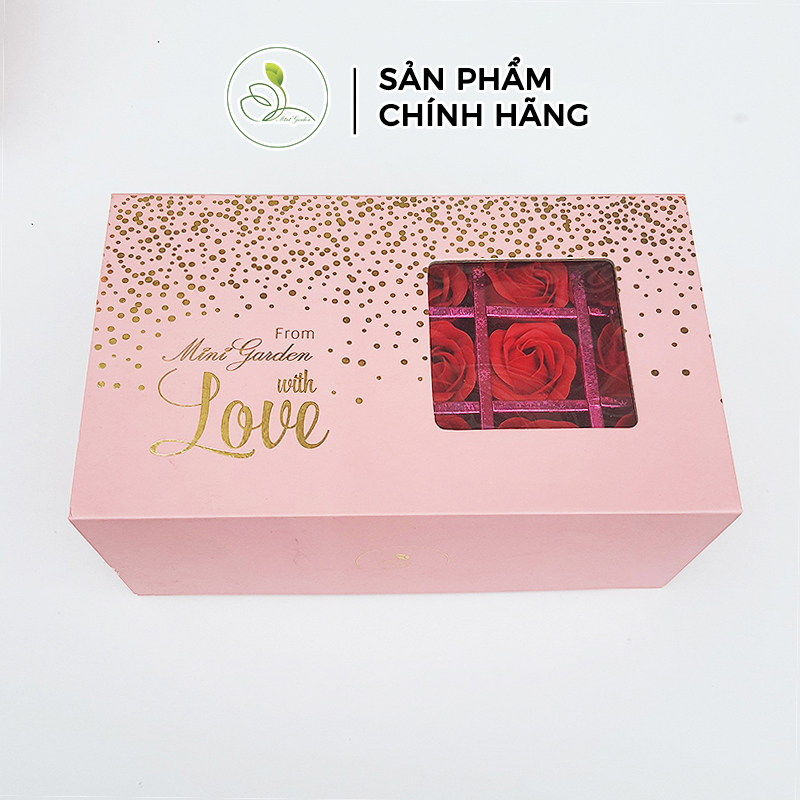 Set Quà Tặng Mini Garden Pink Rose Giftset - With Love Giftset Cực Xinh PV987