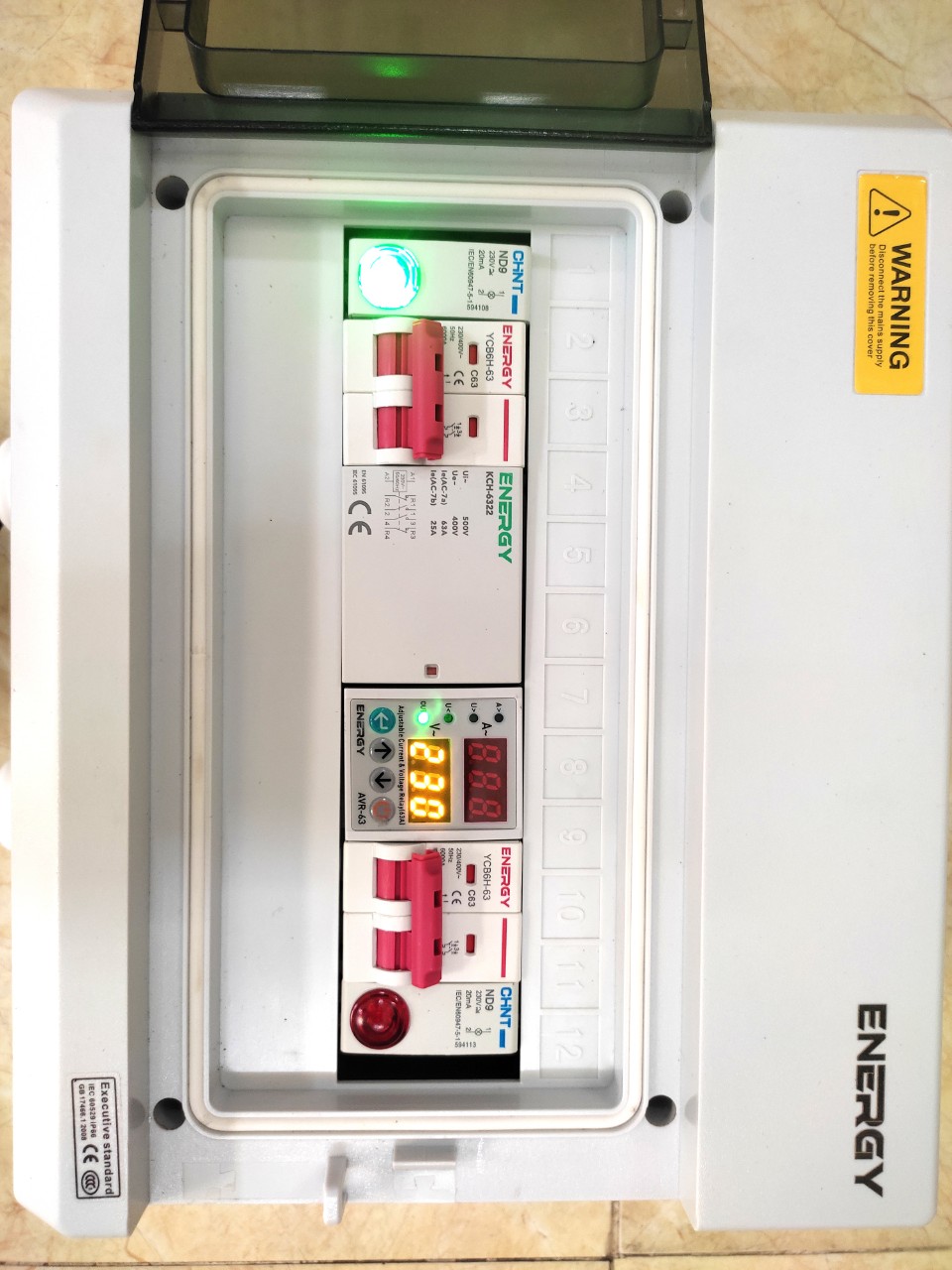 BỘ CHUYỂN NGUỒN TỰ ĐỘNG ATS DÙNG KHỞI ĐỘNG TỪ - Contactor KCH 63/22 - 2NO - 2NC