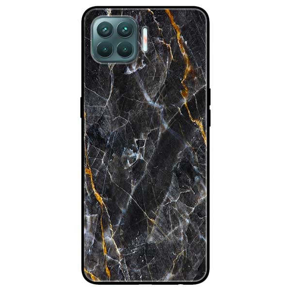 Ốp lưng dành cho Oppo A93 - F17 Pro mẫu Đá Đen